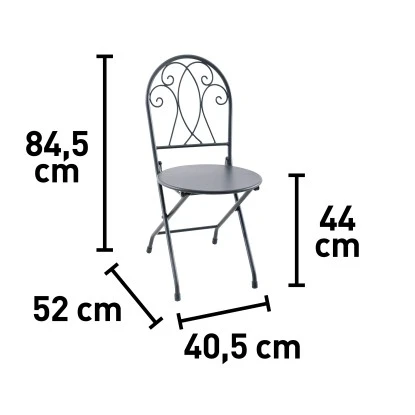 Klappstuhl Pizana 84,5 cm x 40,5 cm x 52 cm Klappstuhl Pizana 84,5 Cm X 40,5 Cm X 52 Cm -Gardena Verkäufe 048126613465 VM01 081020 L