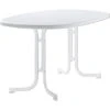 Sieger Klapptisch Mecalit 152/W Oval 140 X 90 Cm Weiß -Gardena Verkäufe 1963578 1346 1