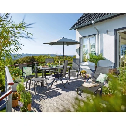 Sonnenliege Pacora aus Textilen Anthrazit XL Sonnenliege Pacora Aus Textilen Anthrazit XL -Gardena Verkäufe 209237 3299 5 3