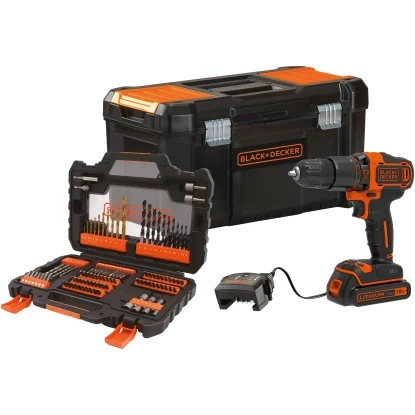 Black+Decker 18 V Akku-Schlagbohrschrauber BDCHD18S1KA inkl. 1,5 Ah Akku Black & Decker Black+Decker 18 V Akku-Schlagbohrschrauber BDCHD18S1KA Inkl. 1,5 Ah Akku -Gardena Verkäufe 3415 2012 BDCHD18S1KAQW 01