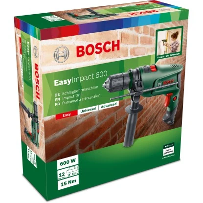 Bosch 600 W Schlagbohrmaschine EasyImpact 600 inkl. Tiefenanschlag Bosch 600 W Schlagbohrmaschine EasyImpact 600 Inkl. Tiefenanschlag -Gardena Verkäufe 352075 3058 02