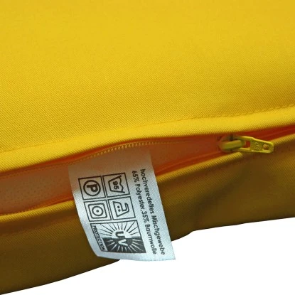 indoba® 4 x Sitzauflage Hochlehner Premium95°C vollwaschbar Gelb 120x50 cm Indoba® 4 X Sitzauflage Hochlehner Premium95°C Vollwaschbar Gelb 120x50 Cm -Gardena Verkäufe 356953 11001300 04