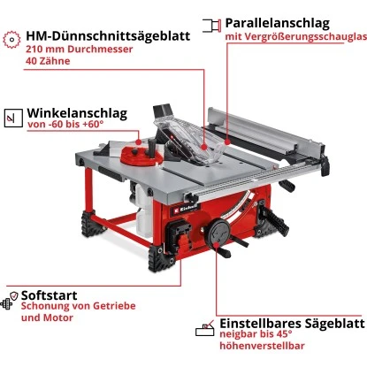 Einhell Power X-Change Akku-Tischkreissäge TE-TS 36/210 Li-Solo Einhell Power X-Change Akku-Tischkreissäge TE-TS 36/210 Li-Solo -Gardena Verkäufe 4006825647365 2171 03