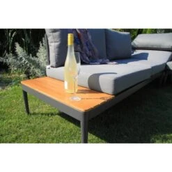 Acamp Loungegruppe Paros Anthrazit-Teak FSC® 7 Acamp Loungegruppe Paros Anthrazit-Teak FSC® -Gardena Verkäufe 4013556562706 4383 06