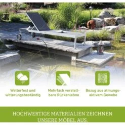 Acamp Liege Rimini 198 Cm X 60 Cm X 35 Cm Platin-Graphit 7 Acamp Liege Rimini 198 Cm X 60 Cm X 35 Cm Platin-Graphit -Gardena Verkäufe 4013556568081 4623 06