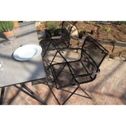 Acamp Set 4x Stapelsessel Alpha Rope 55 Cm X 57 Cm X 83 Cm Anthrazit-Nero 4 Acamp Set 4x Stapelsessel Alpha Rope 55 Cm X 57 Cm X 83 Cm Anthrazit-Nero -Gardena Verkäufe 4013556570312 4807 02