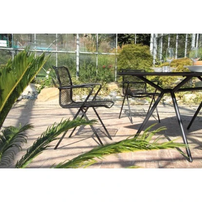 Acamp Set 4x Stapelsessel Alpha Rope 55 cm x 57 cm x 83 cm Anthrazit-Nero Acamp Set 4x Stapelsessel Alpha Rope 55 Cm X 57 Cm X 83 Cm Anthrazit-Nero -Gardena Verkäufe 4013556570312 4809 04