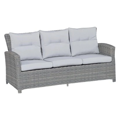 Lounge-Set mit Esstisch Vermont 6-teilig aus Polyrattan Wave Cliff Lounge-Set Mit Esstisch Vermont 6-teilig Aus Polyrattan Wave Cliff -Gardena Verkäufe 4048124987230 S 01