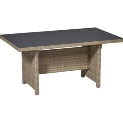 Gartentisch Vermont Rechteckig 145,5 Cm X 85,5 Cm Forest