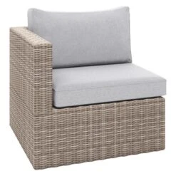 Balkonmöbel-Set Olea Mini 5-teilig Polyrattan Hellgrau -Gardena Verkäufe 4048124995341 S 05