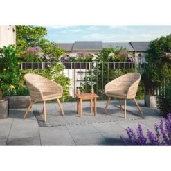 Balkonset Edmonds FSC® Beige 3-teilig