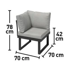 Alu-Ecksessel Lipson Aluminium Grau 7 Alu-Ecksessel Lipson Aluminium Grau -Gardena Verkäufe 4048126623280 60