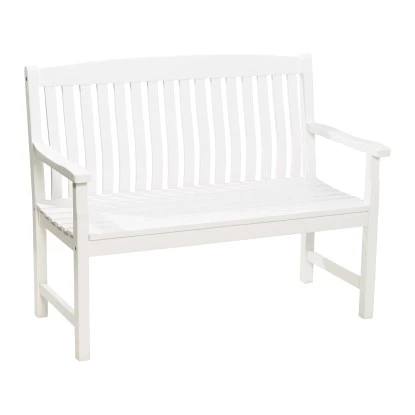 Gartenbank Glendale 2-Sitzer Weiß FSC® 93 cm x 120 cm x 60 cm Gartenbank Glendale 2-Sitzer Weiß FSC® 93 Cm X 120 Cm X 60 Cm -Gardena Verkäufe 4048126624713 S 01