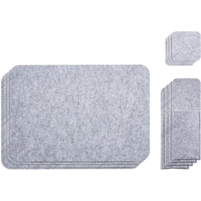 Amare Filzuntersetzer 4er-Set Hellgrau Amare Filzuntersetzer 4er-Set Hellgrau -Gardena Verkäufe 4251083904921 4655 1