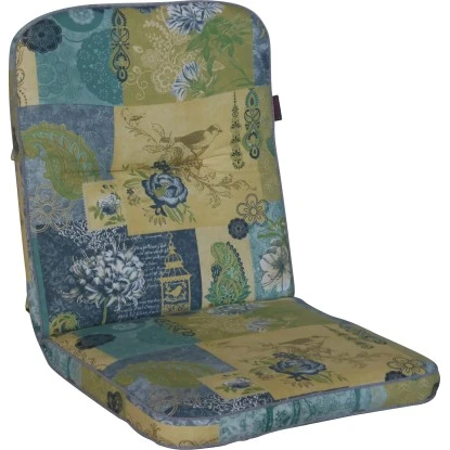 Angerer Stuhlauflage Niedrig Neuburg Beige-Blau-Grün-Gemustert Angerer Stuhlauflage Niedrig Neuburg Beige-Blau-Grün-Gemustert -Gardena Verkäufe 594250 3053 1